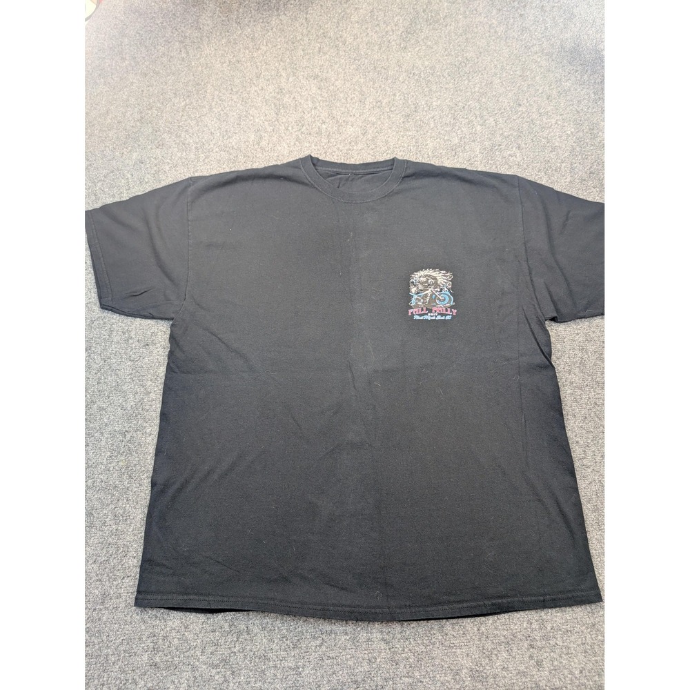 Fall Rally Shirt Mens Extra Large Black 2017 North Myrtle Beach SC Biker Tee‎